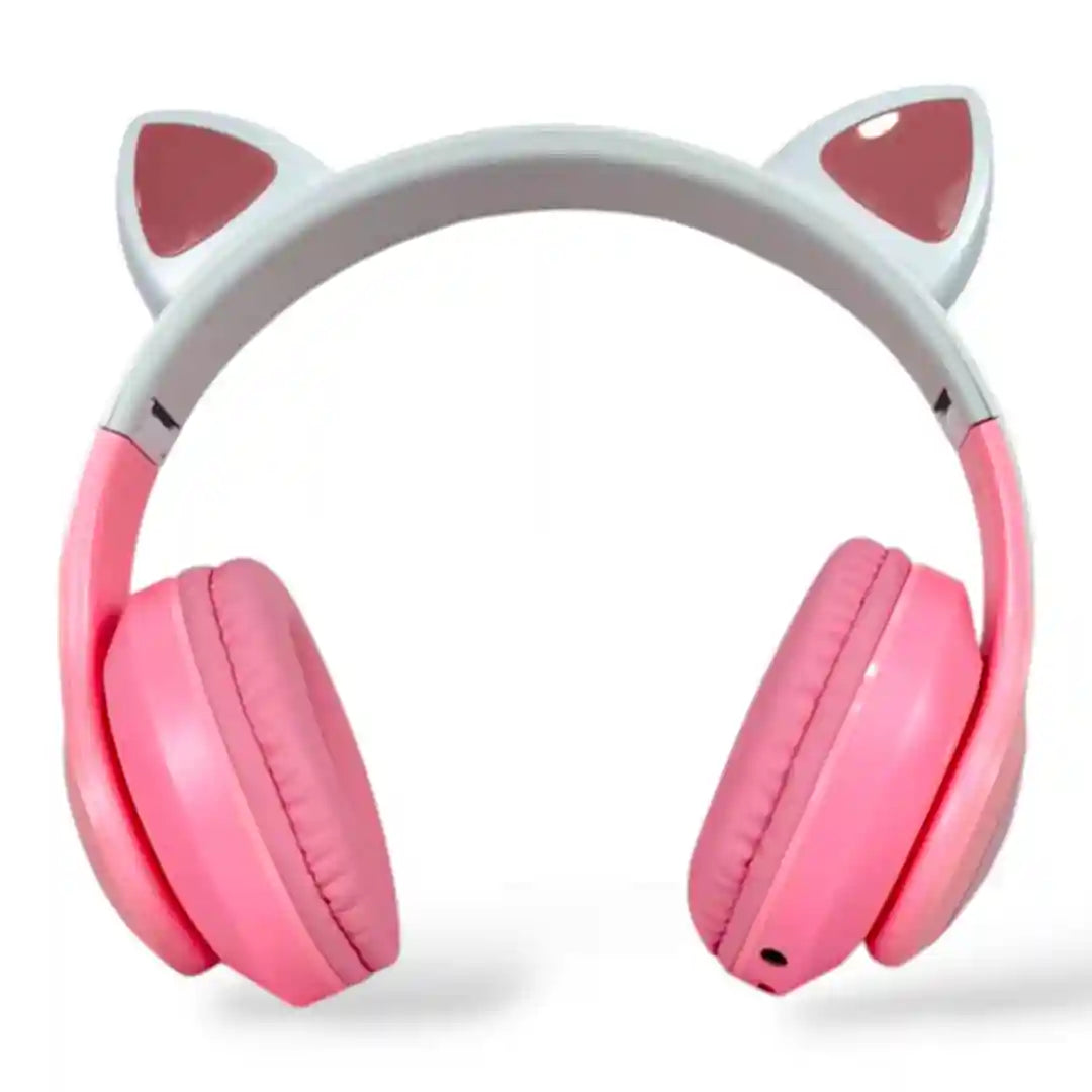 Audífonos CAT STN-28 PRO con orejas LED y sonido HiFi avanzana