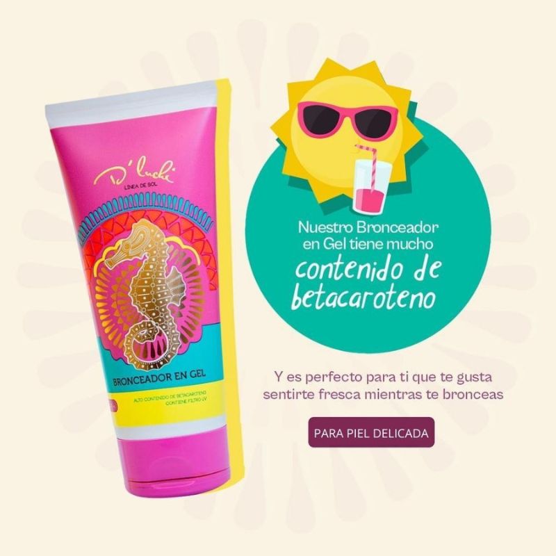Bronceador en gel D´Luchi