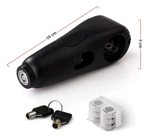 Candado Bloqueo Manilar Moto Con Alarma