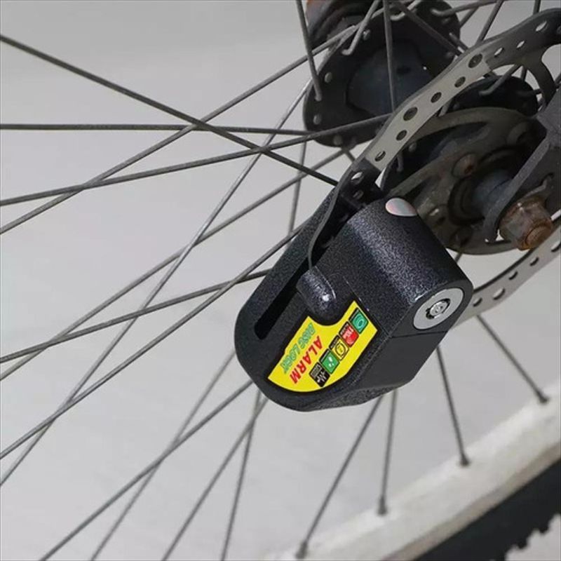 Candado Para Moto Freno De Disco Alarma