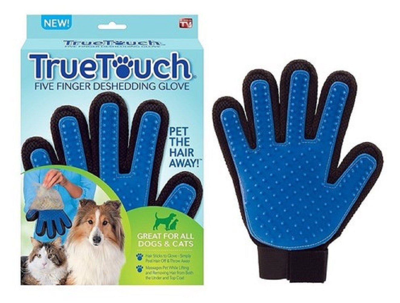 Combo Collar LED para perros + Guante quita pelos