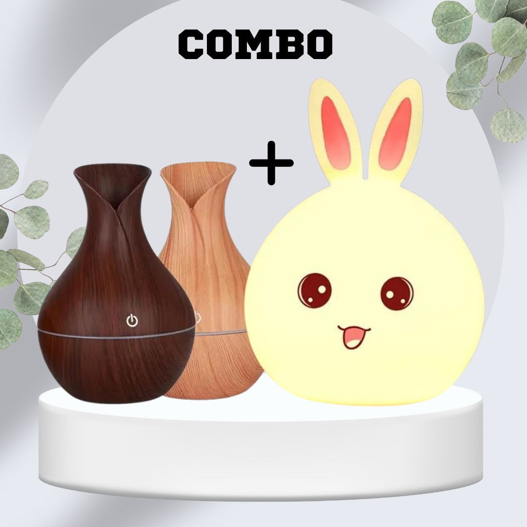 Combo humidificador más lampara