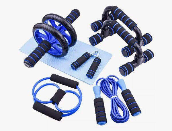 Conjunto de entrenamiento abdominal para casa avanzana