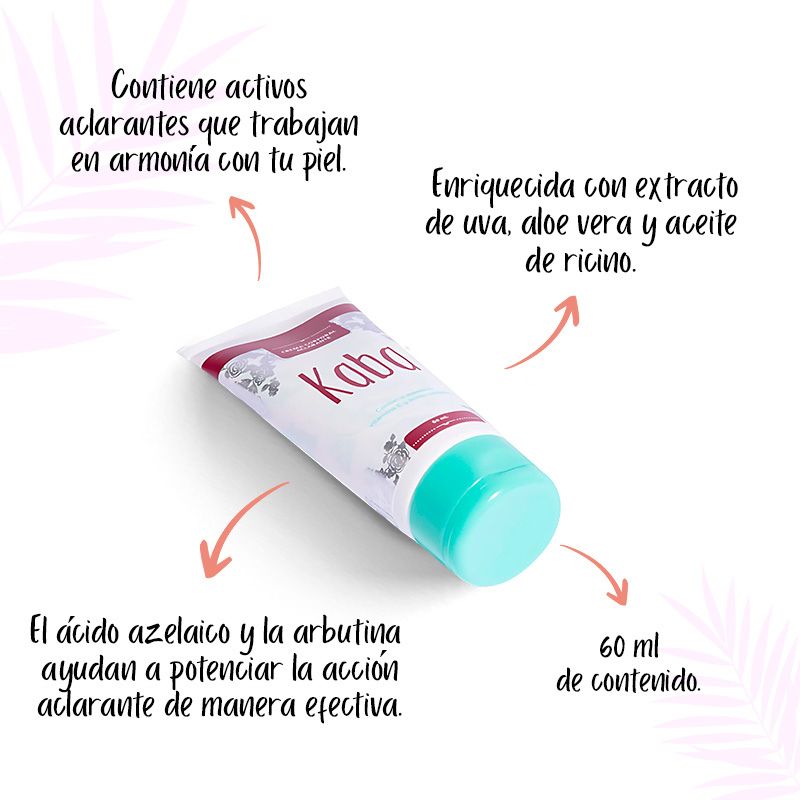 Crema corporal aclarante Kaba