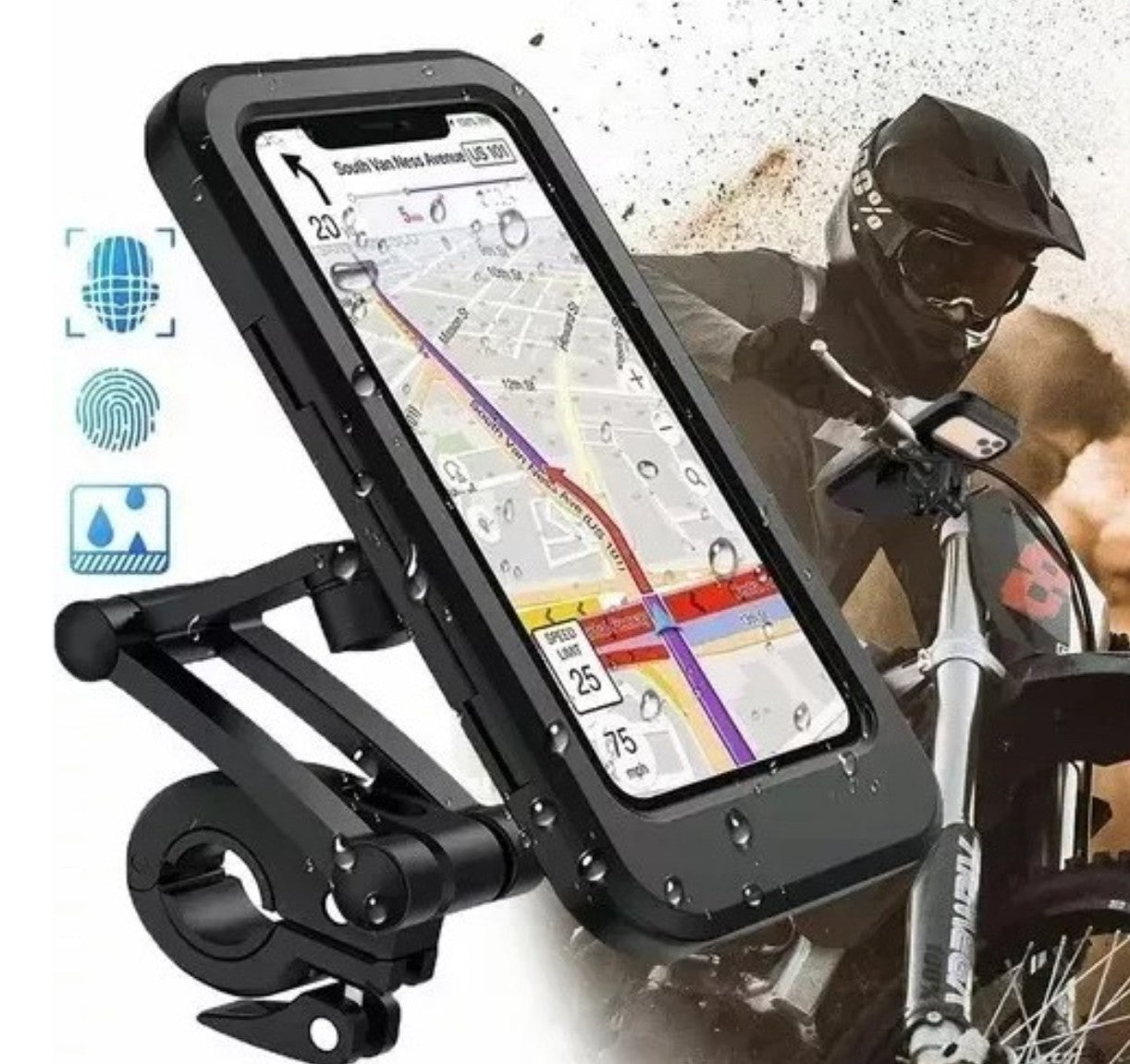 Holder estuche soporte para celular moto