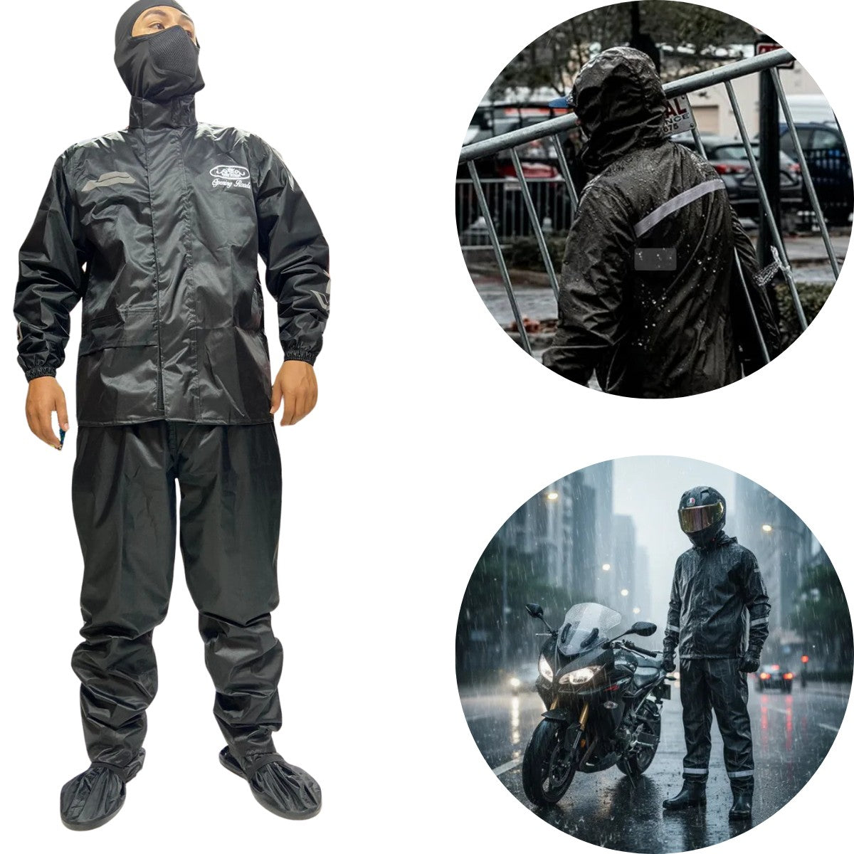 Impermeable Completo Lluvia Moto Bici