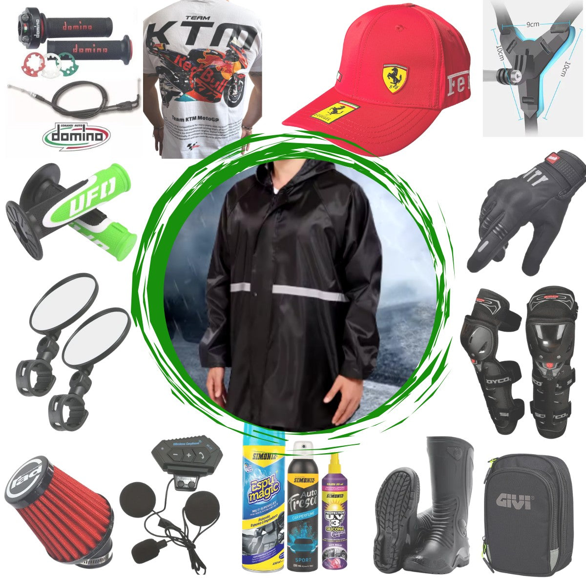 Impermeable Completo Lluvia Moto Bici