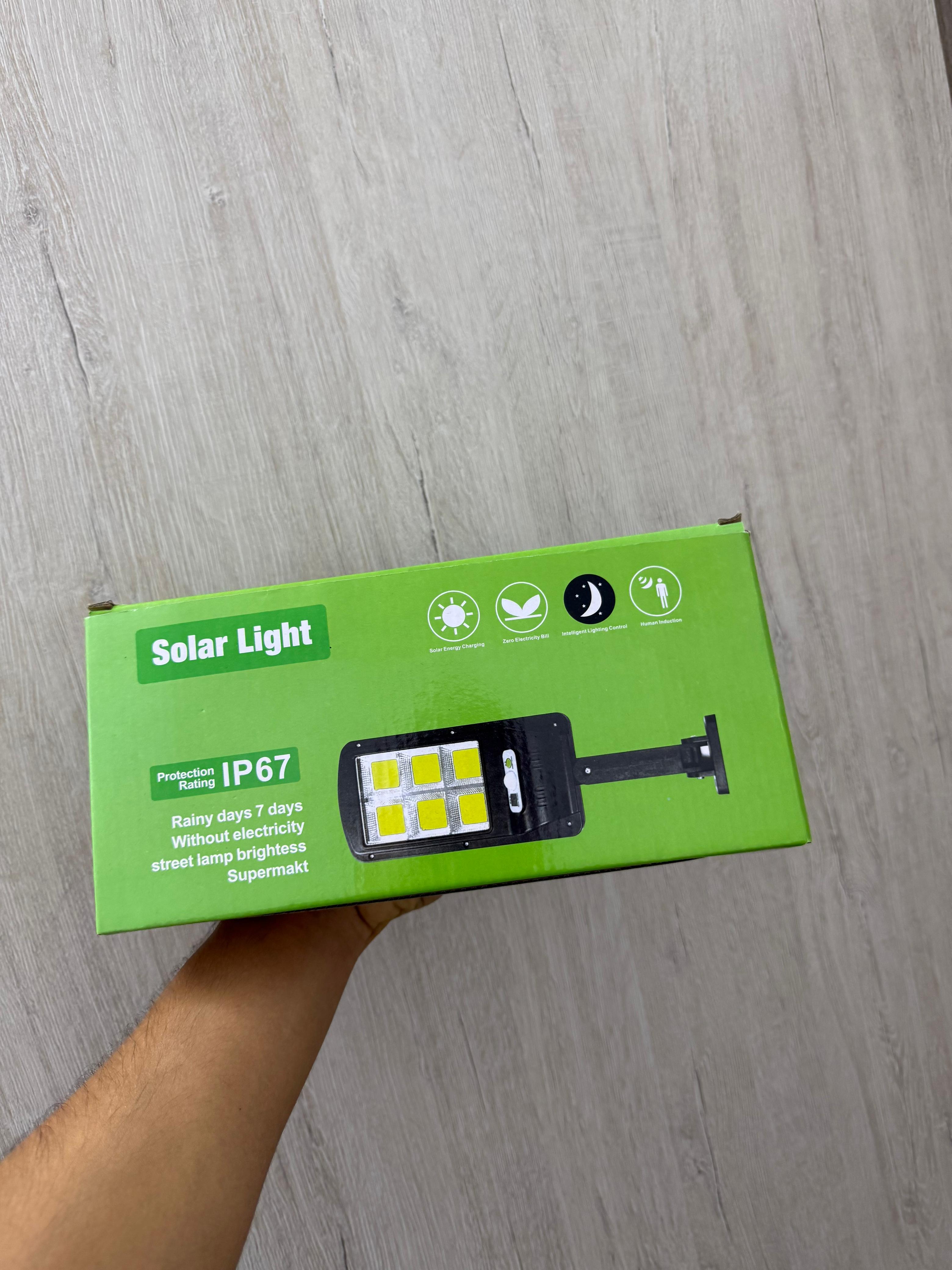 Lampara solar con sensor avanzana