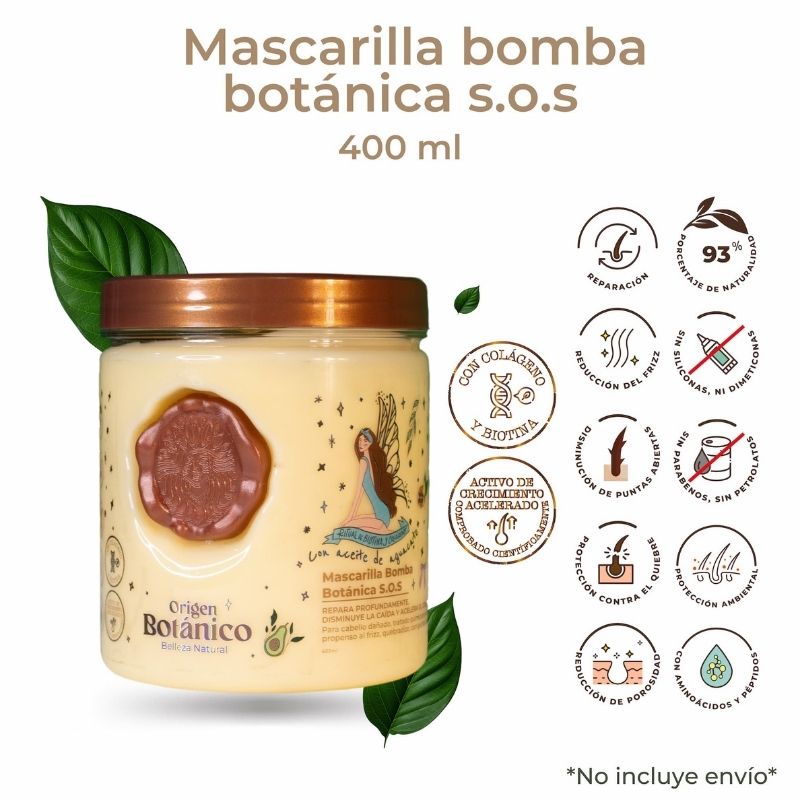Mascarilla Bomba ritual botánico SOS x 400