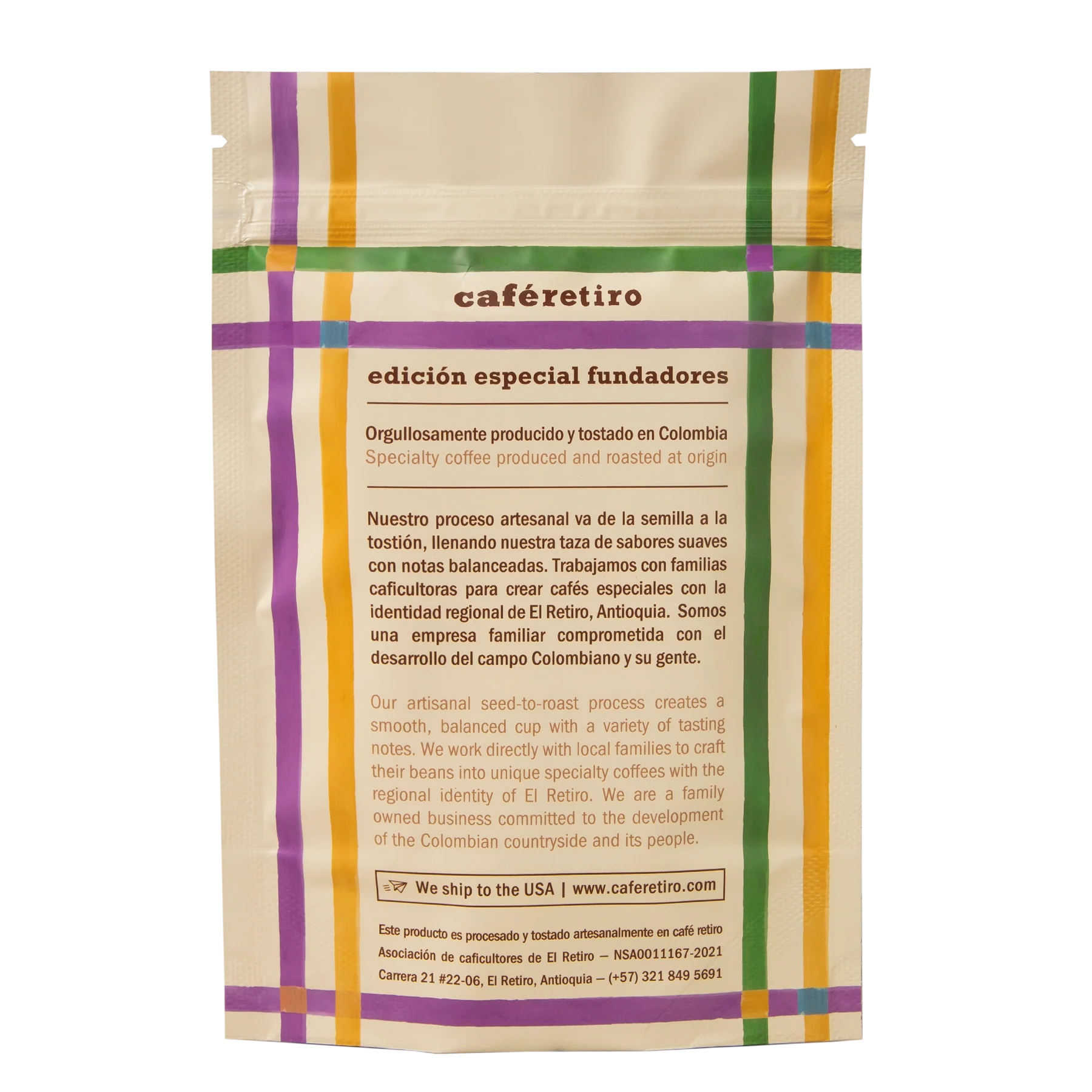 Microlote café Don José Escobar 250g.