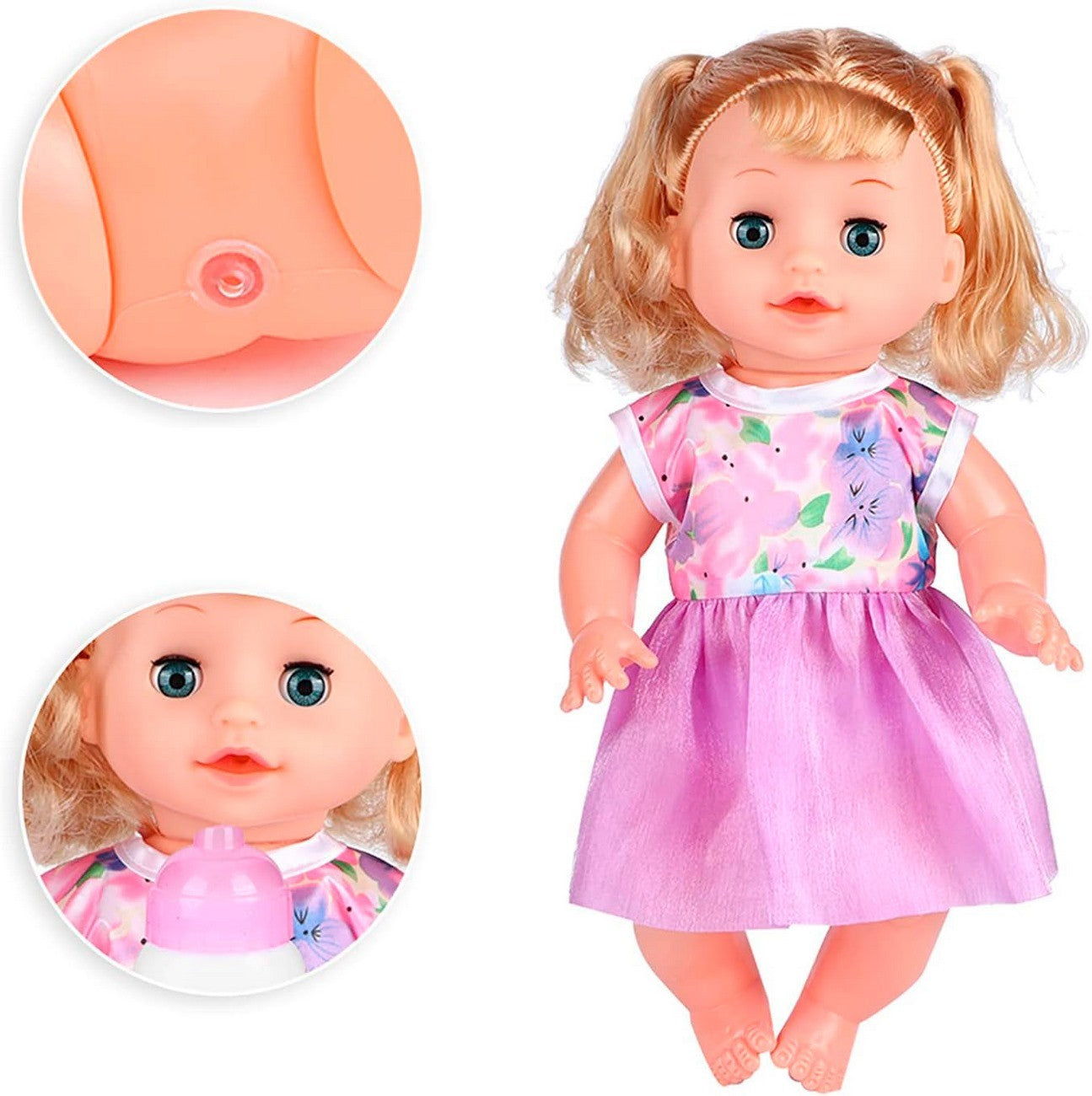 Muneco Bebe Tetero Panal Utencilios