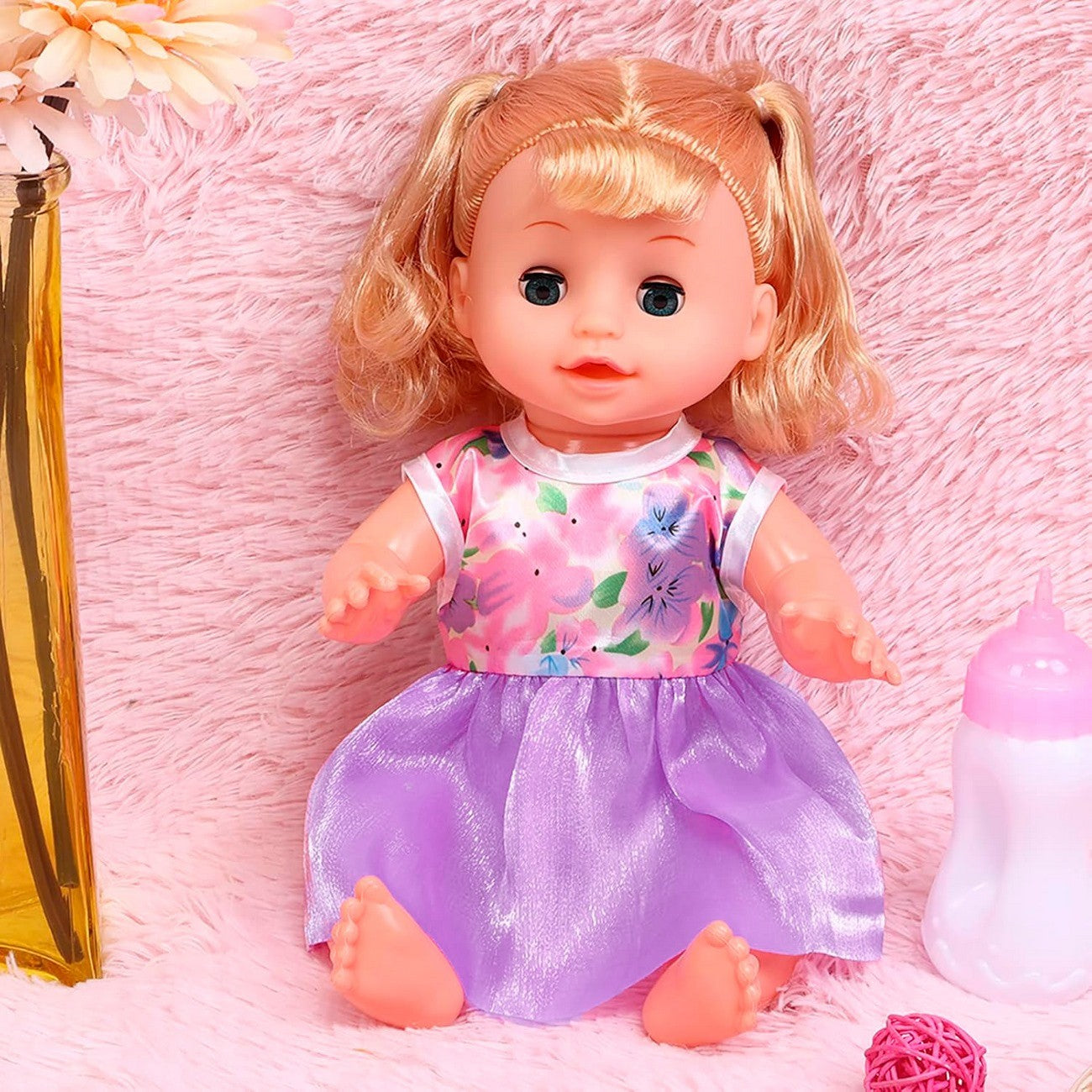 Muneco Bebe Tetero Panal Utencilios