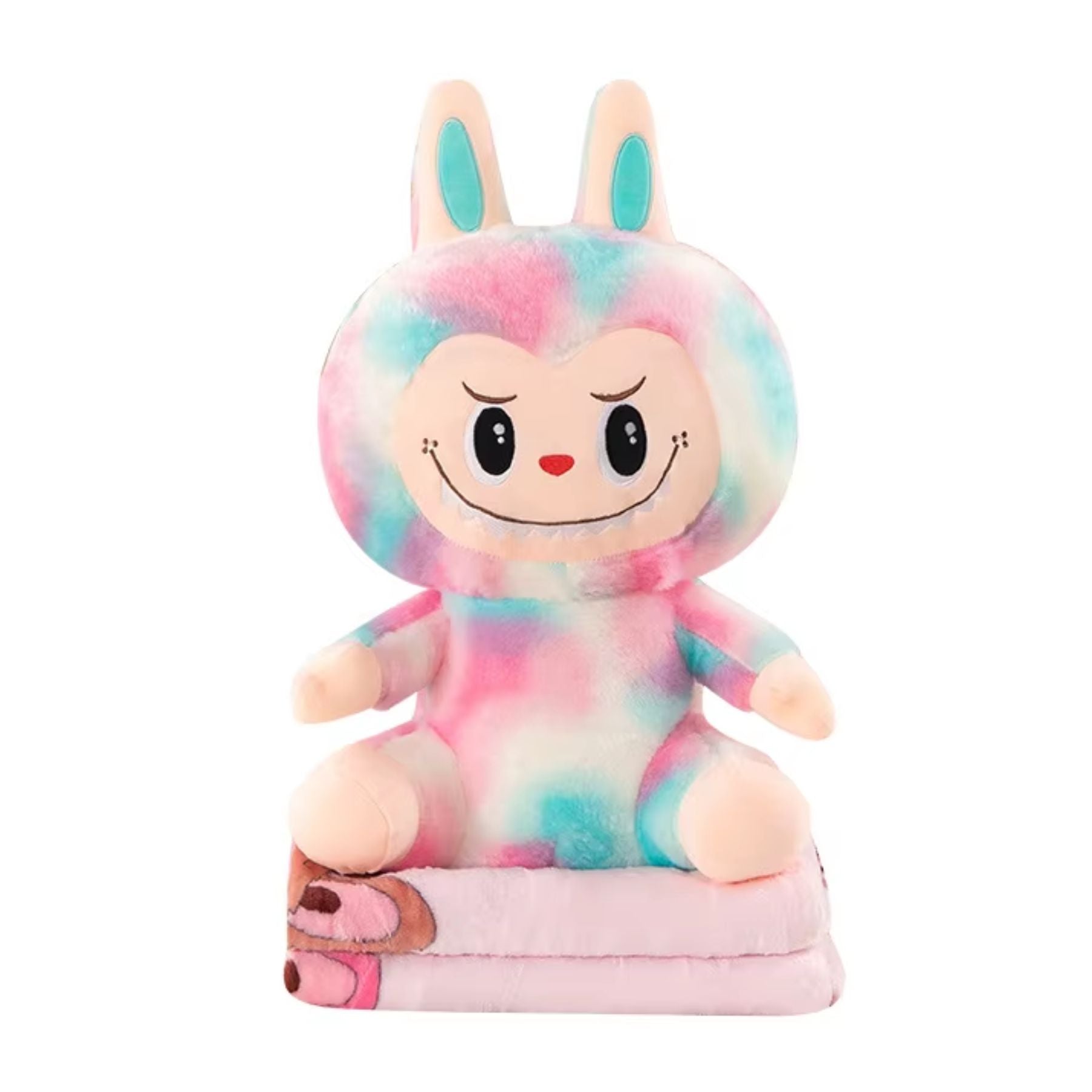 Peluche Labubu Multicolor Cobija