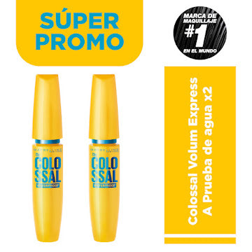 Pestañina Maybelline Colossal Original X 2