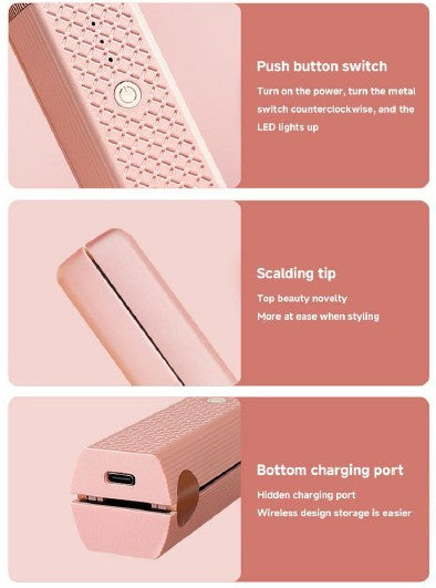 Plancha Inalambrica Para Cabello