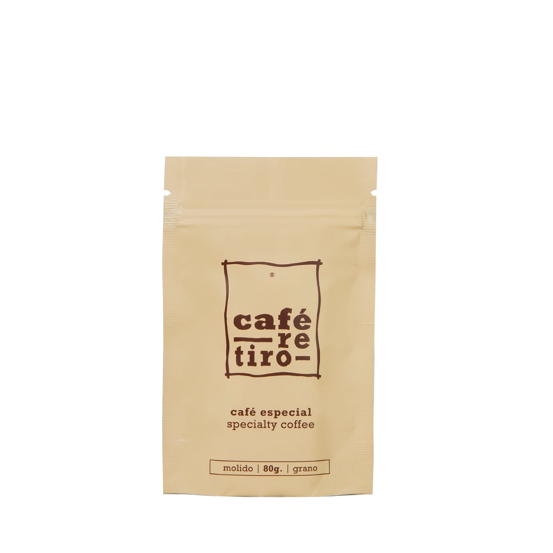 Sachet café retiro 80g.