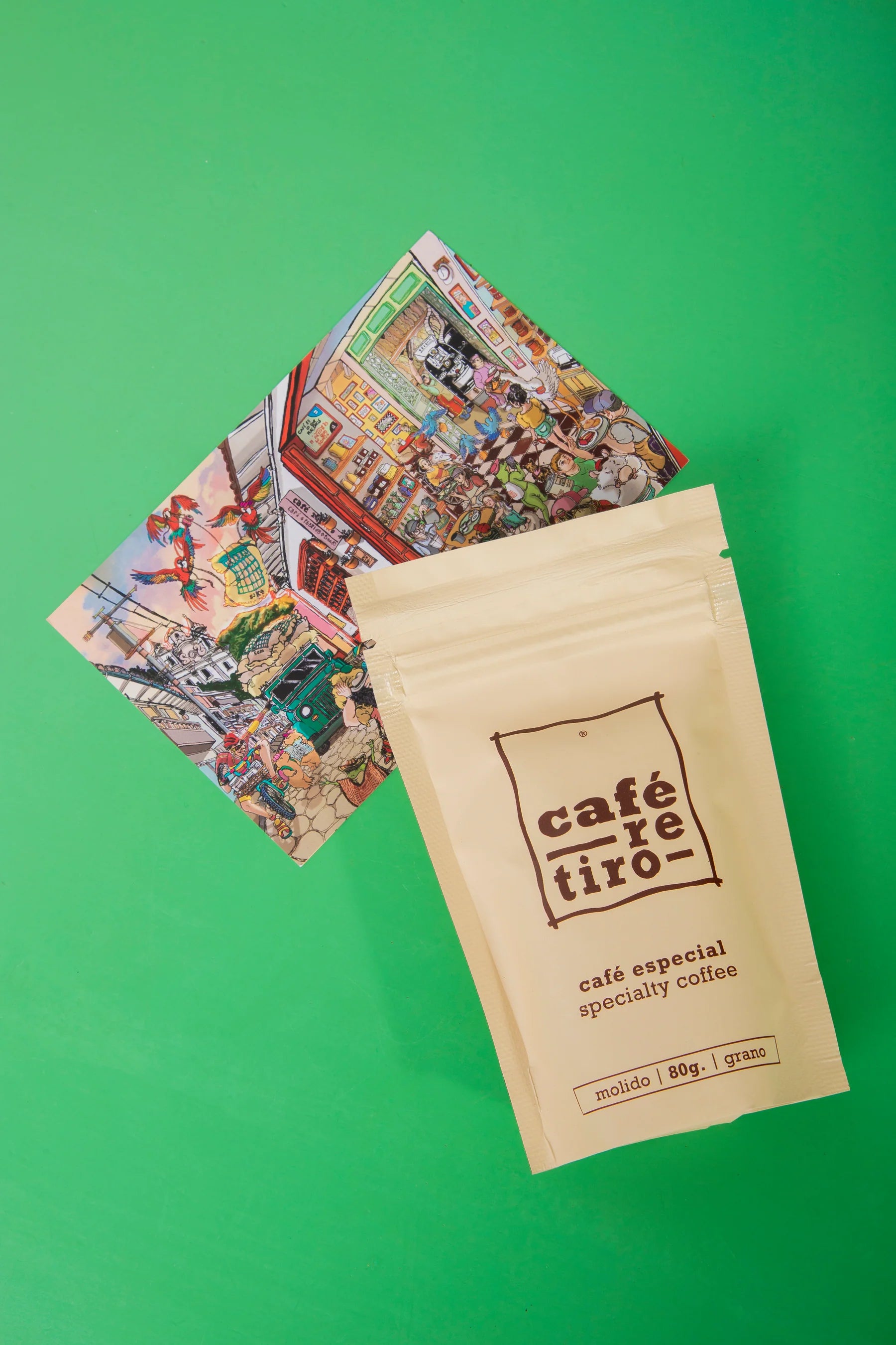 Sachet café retiro 80g.