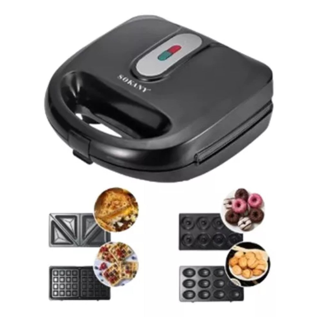 Sanduchera 4 En 1 Sokany