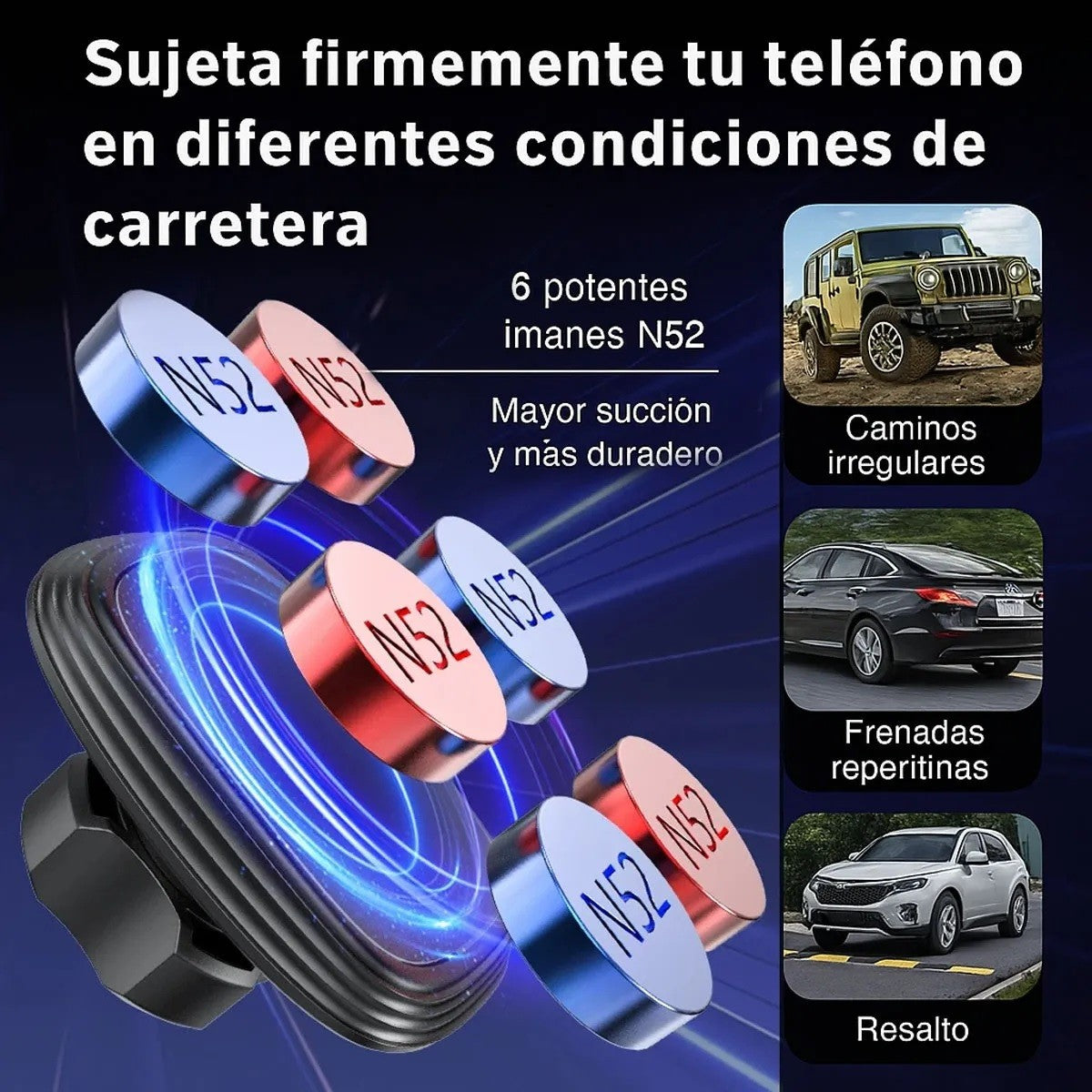 Soporte Celular Jy A19 Rosca Iman
